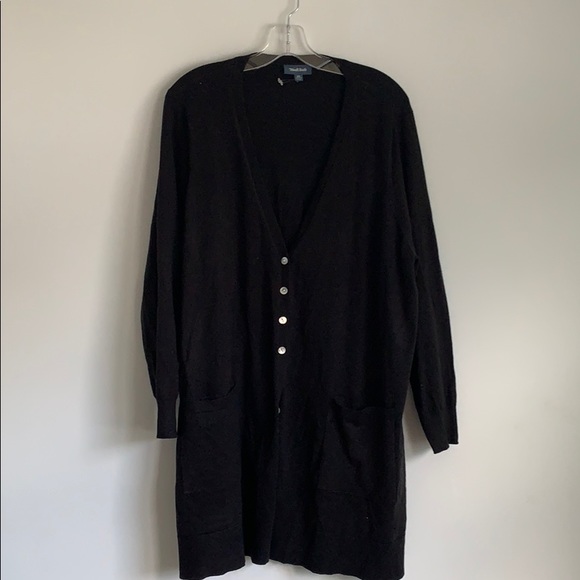 Long Button Cardigan - Picture 2 of 4